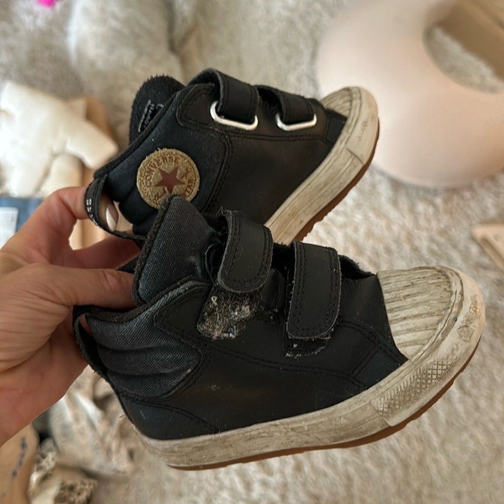 Well used toddler boy converse